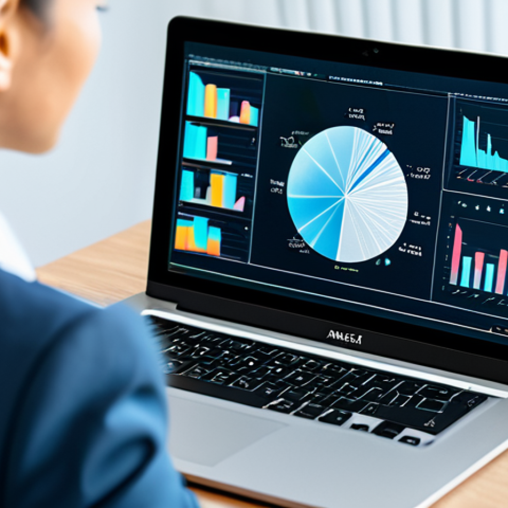 A focused professional content strategist, fully clothed in a modest business suit, sitting at a modern desk with a laptop. A translucent holographic interface floats above the keyboard, displaying intricate data visualizations, graphs, and natural language processing results. The individual's expression is thoughtful and engaged, demonstrating the seamless integration of human creativity and AI-driven insights. The office environment is clean, bright, and organized, with minimalist design elements. Perfect anatomy, correct proportions, well-formed hands, proper finger count, natural pose, professional photography, high quality, safe for work, appropriate content, family-friendly.