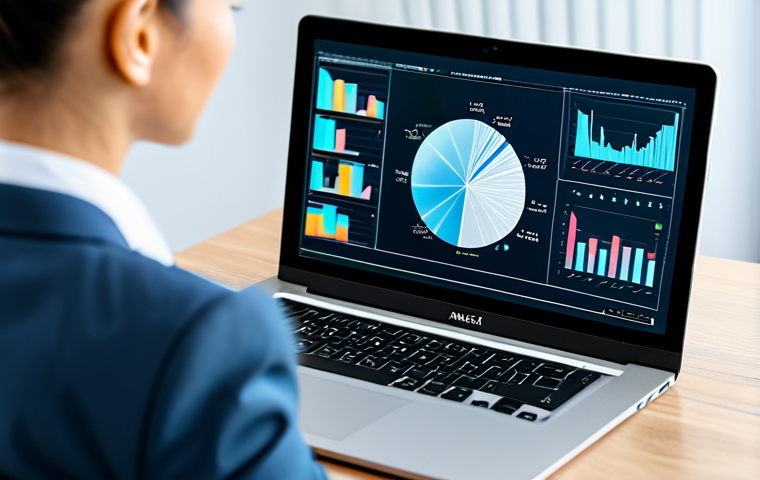 A focused professional content strategist, fully clothed in a modest business suit, sitting at a modern desk with a laptop. A translucent holographic interface floats above the keyboard, displaying intricate data visualizations, graphs, and natural language processing results. The individual's expression is thoughtful and engaged, demonstrating the seamless integration of human creativity and AI-driven insights. The office environment is clean, bright, and organized, with minimalist design elements. Perfect anatomy, correct proportions, well-formed hands, proper finger count, natural pose, professional photography, high quality, safe for work, appropriate content, family-friendly.
